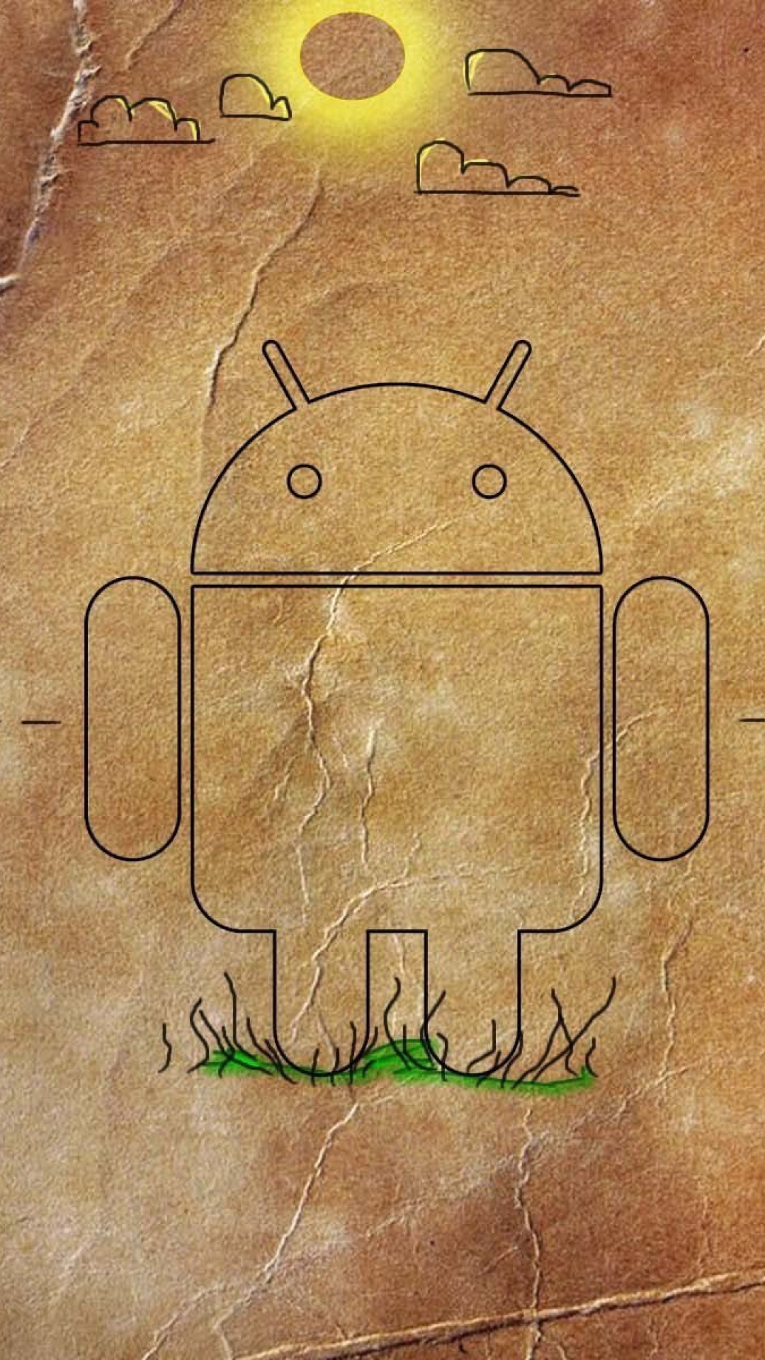 Android HD Logo wallpaper 1080x1920