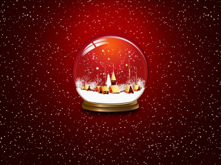 Das Christmas Souvenir Ball Wallpaper 320x240