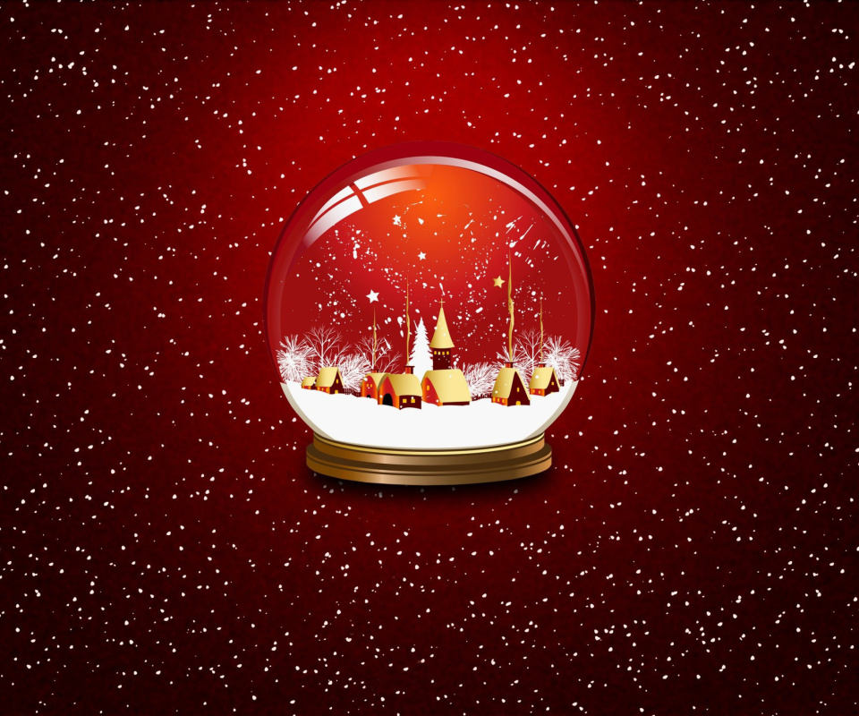 Das Christmas Souvenir Ball Wallpaper 960x800
