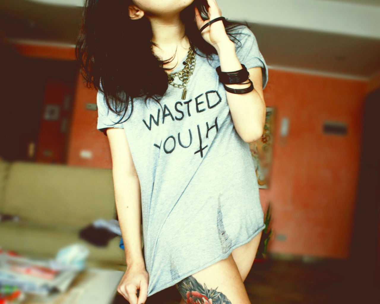 Screenshot №1 pro téma Wasted Youth T-Shirt 1280x1024