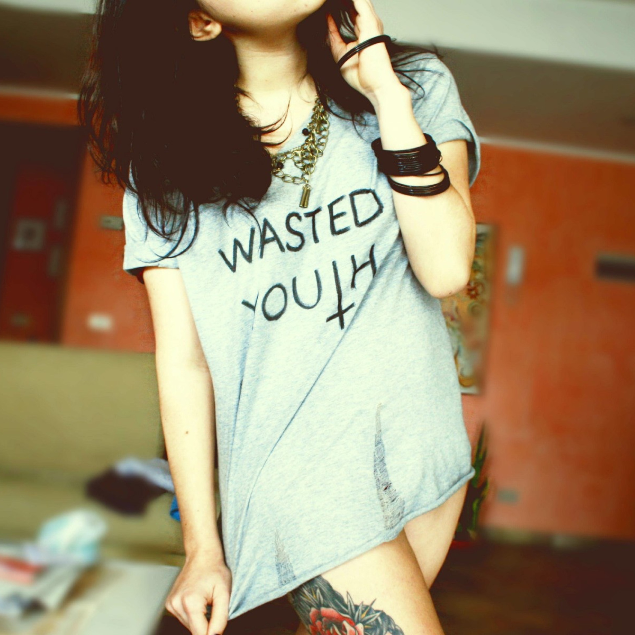 Wasted Youth T-Shirt screenshot #1 2048x2048