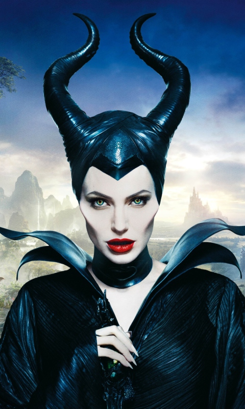 Angelina Jolie In Maleficent wallpaper 480x800