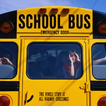 Das School Bus Wallpaper 208x208