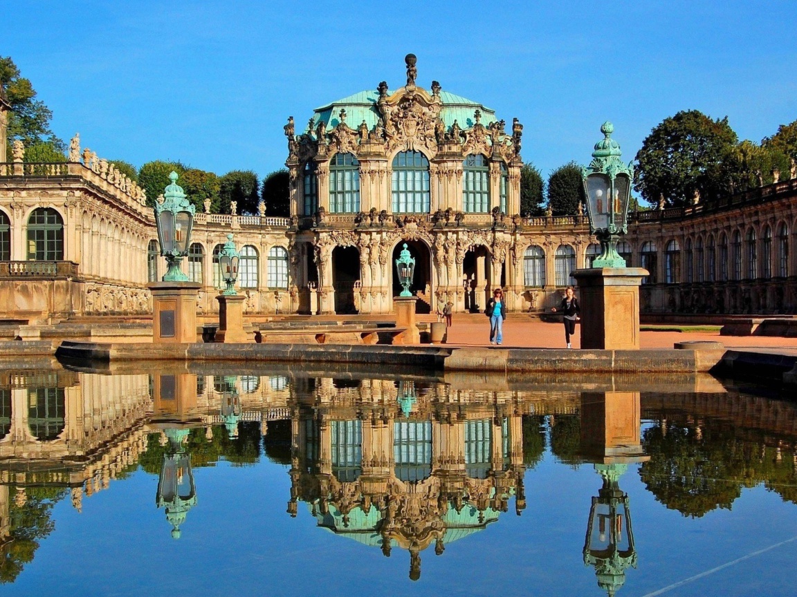 Fondo de pantalla Dresden Zwinger Palace 1152x864