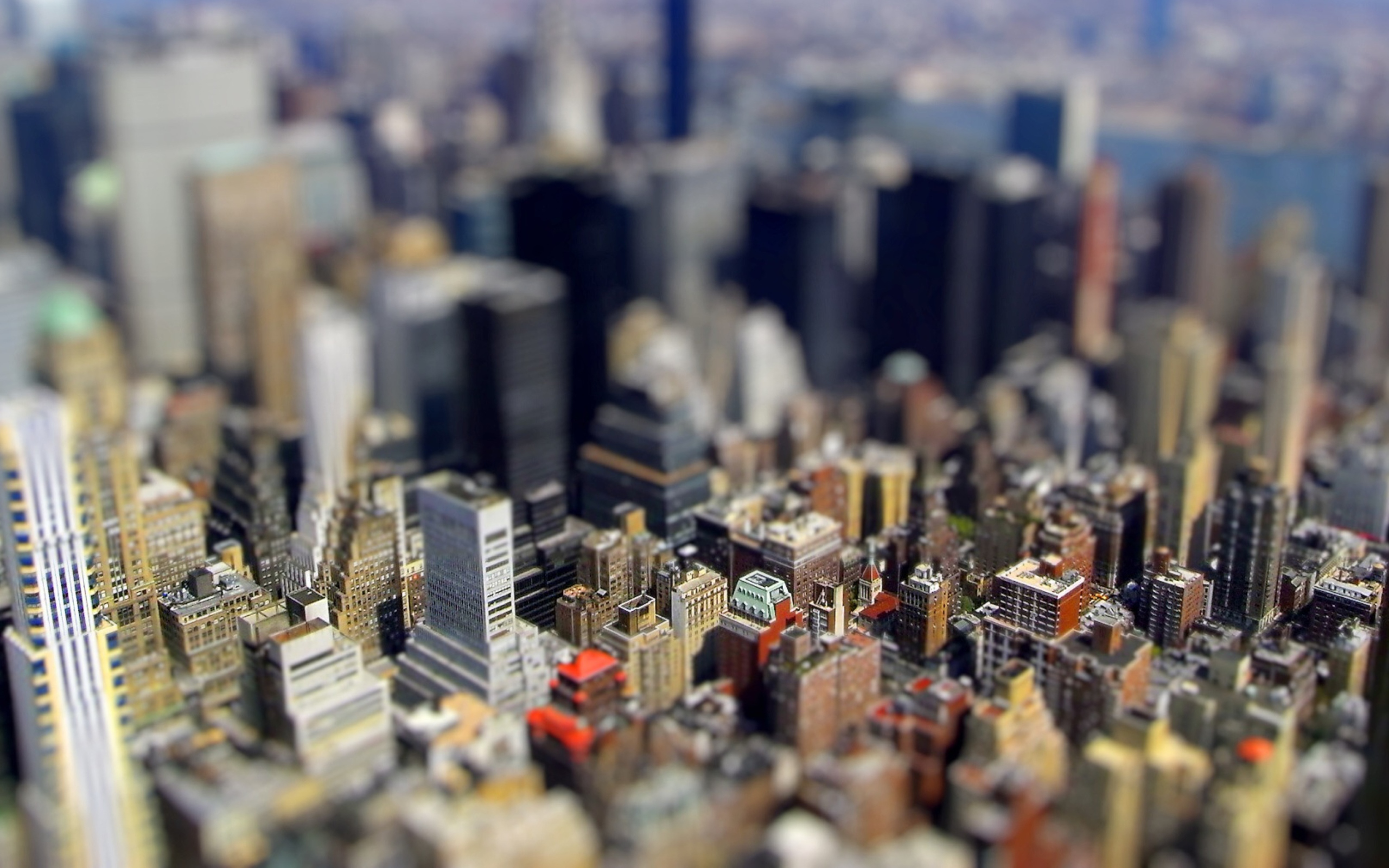 Screenshot №1 pro téma Tilt-Shift New York City 2560x1600