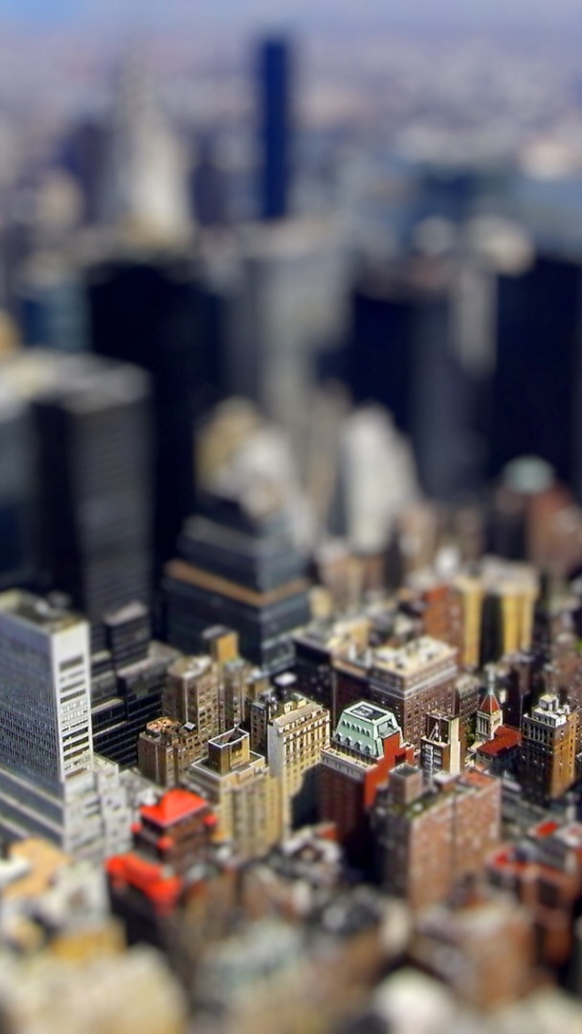 Screenshot №1 pro téma Tilt-Shift New York City 640x1136