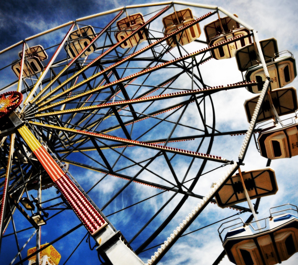 Das Ferris Wheel Wallpaper 960x854