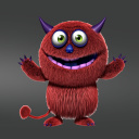 Обои Red Evil Monster 128x128