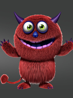 Red Evil Monster screenshot #1 240x320