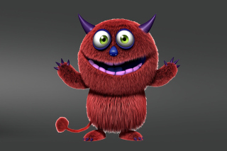 Kostenloses Red Evil Monster Wallpaper für Android, iPhone und iPad