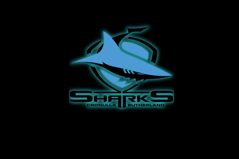 Fondo de pantalla Cronulla-Sutherland Sharks NRL 480x320