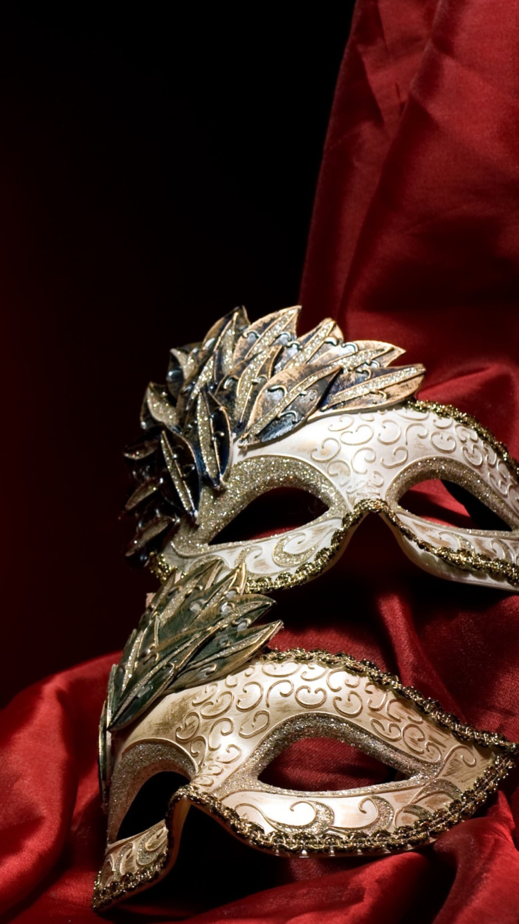 Das Two Beautiful Masks Wallpaper 750x1334