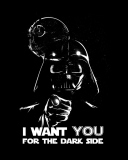 Fondo de pantalla Darth Vader's Dark Side 128x160