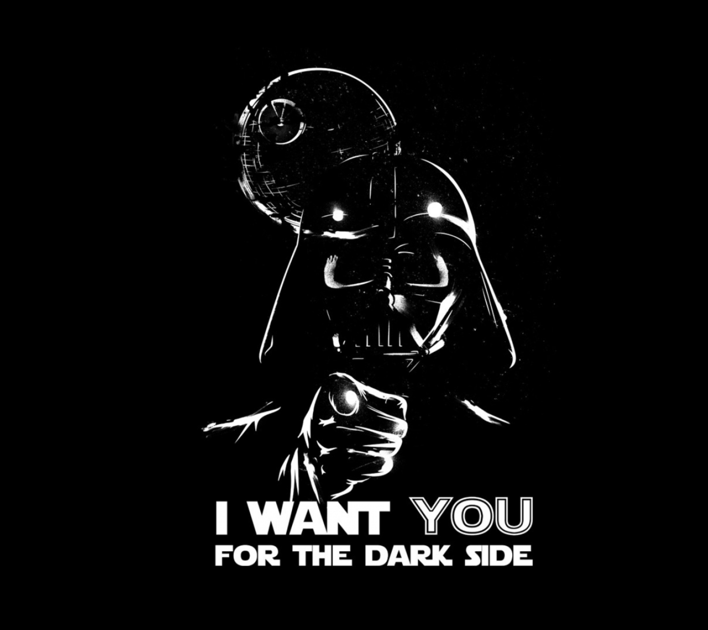 Das Darth Vader's Dark Side Wallpaper 1440x1280