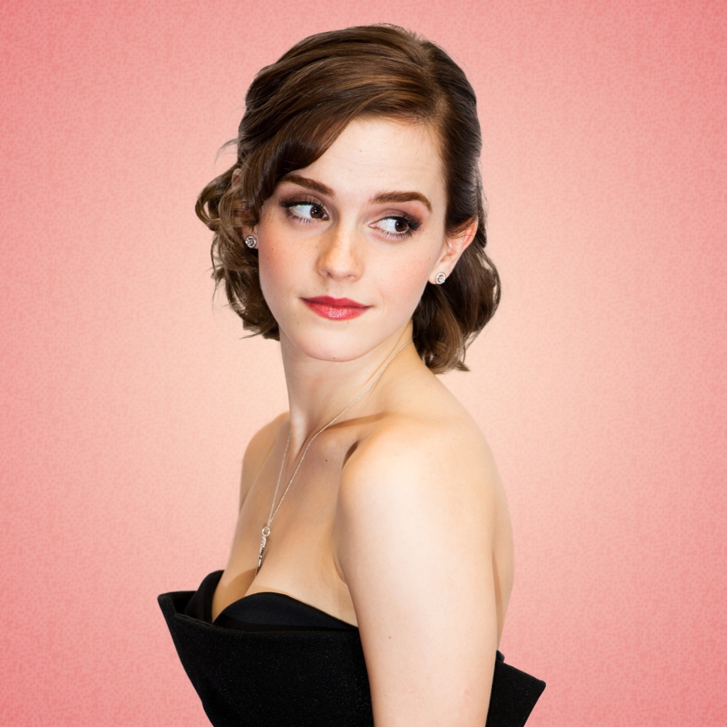 Das Emma Watson Lady Style Wallpaper 1024x1024