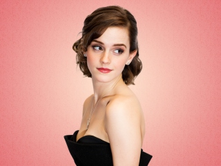 Das Emma Watson Lady Style Wallpaper 320x240