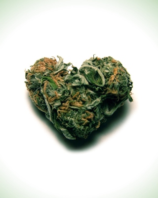 I Love Weed Marijuana - Obrázkek zdarma pro 128x160
