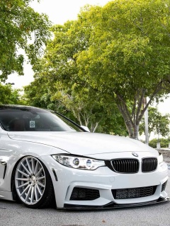 BMW 4 Series White screenshot #1 240x320
