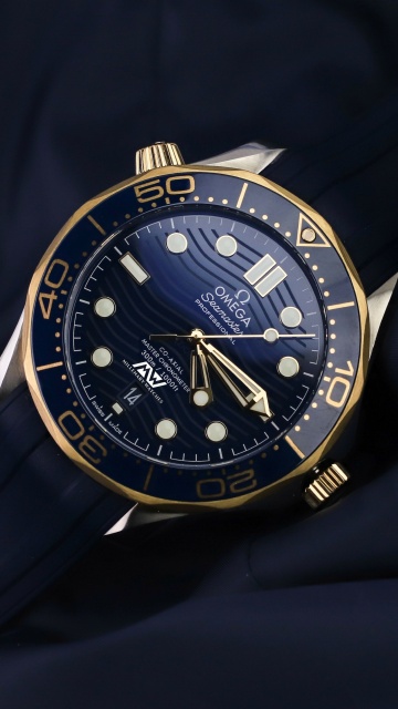 Mens Omega Seamaster Watches wallpaper 360x640