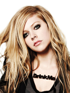 Обои Avril Lavigne 240x320
