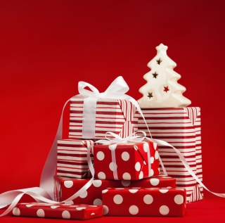 White And Red Christmas - Obrázkek zdarma pro iPad