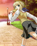 Fate stay night Saber Anime screenshot #1 128x160