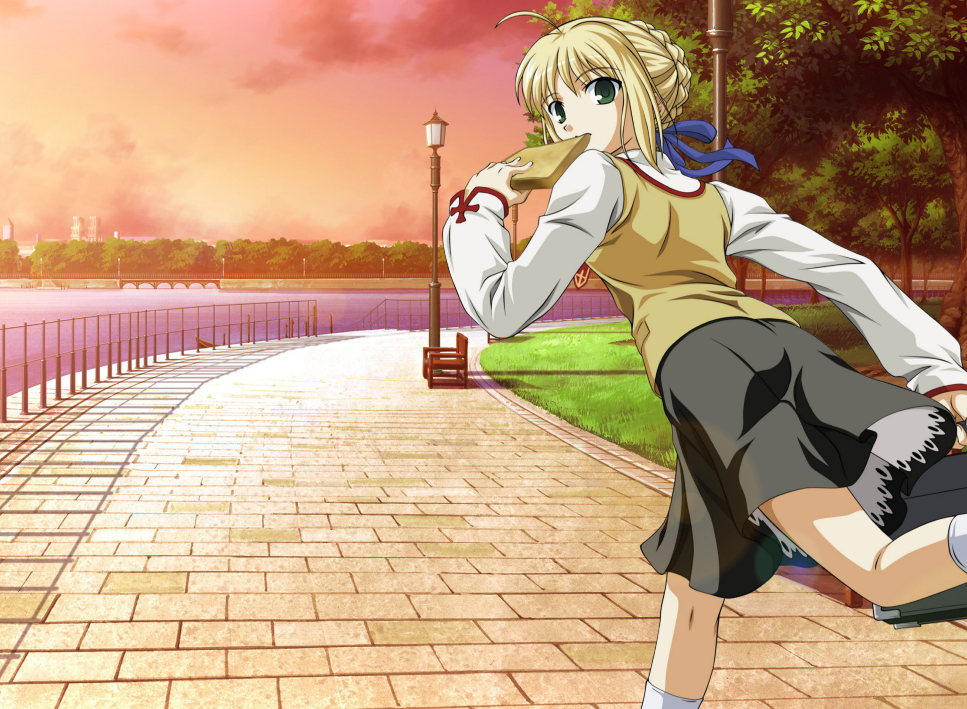 Fate stay night Saber Anime wallpaper 1920x1408