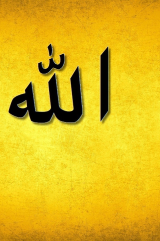 Das Allah Muhammad Islamic Wallpaper 320x480