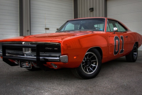 Das 1969 Dodge Charger Wallpaper 480x320