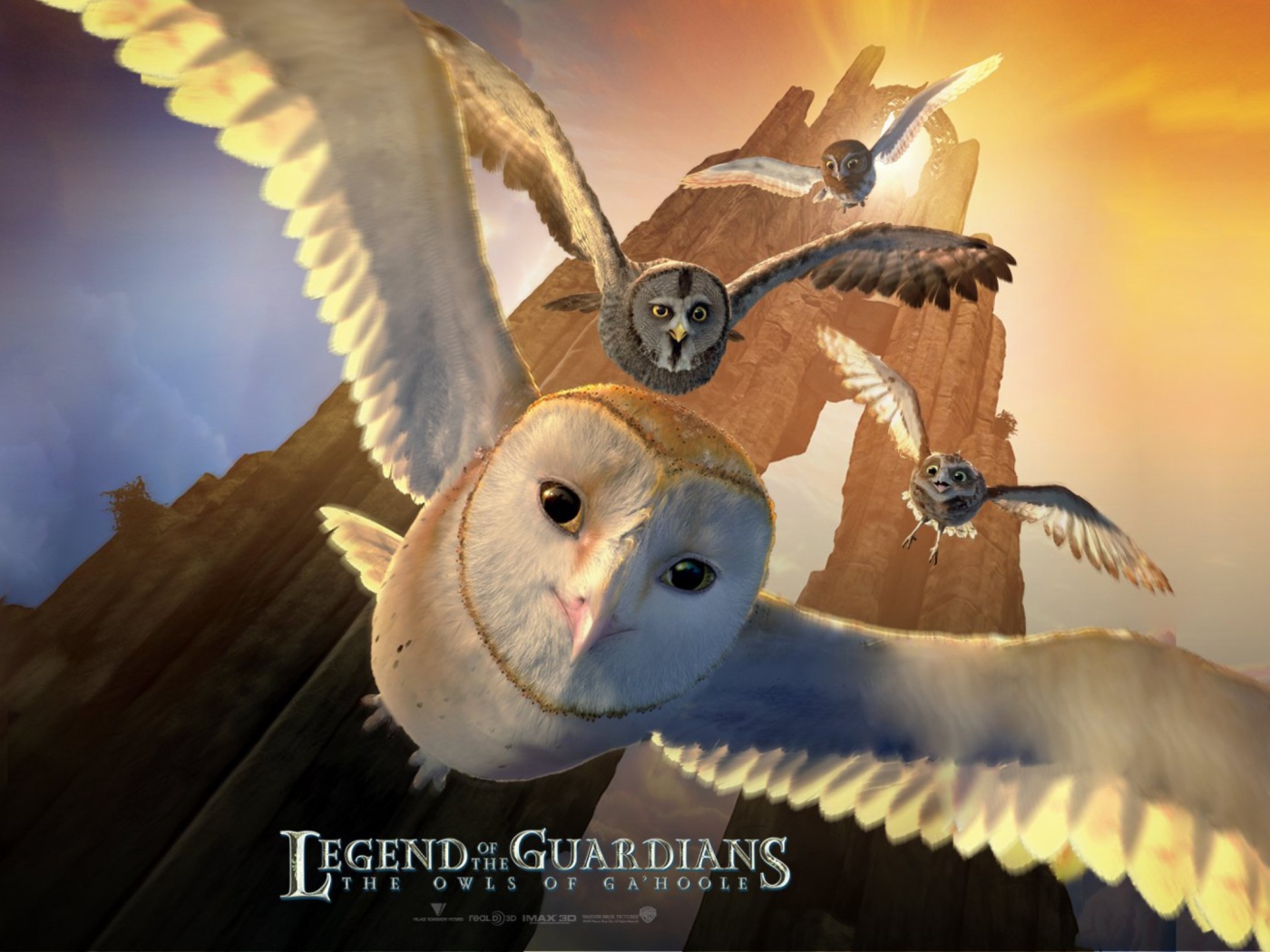 Fondo de pantalla Legend of the Guardians: The Owls of Ga'Hoole 1400x1050