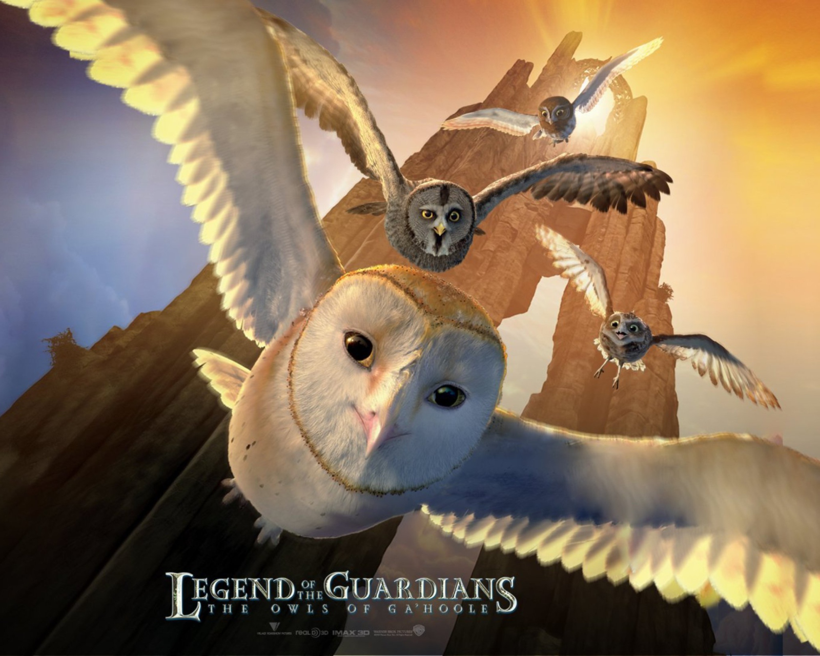 Fondo de pantalla Legend of the Guardians: The Owls of Ga'Hoole 1600x1280