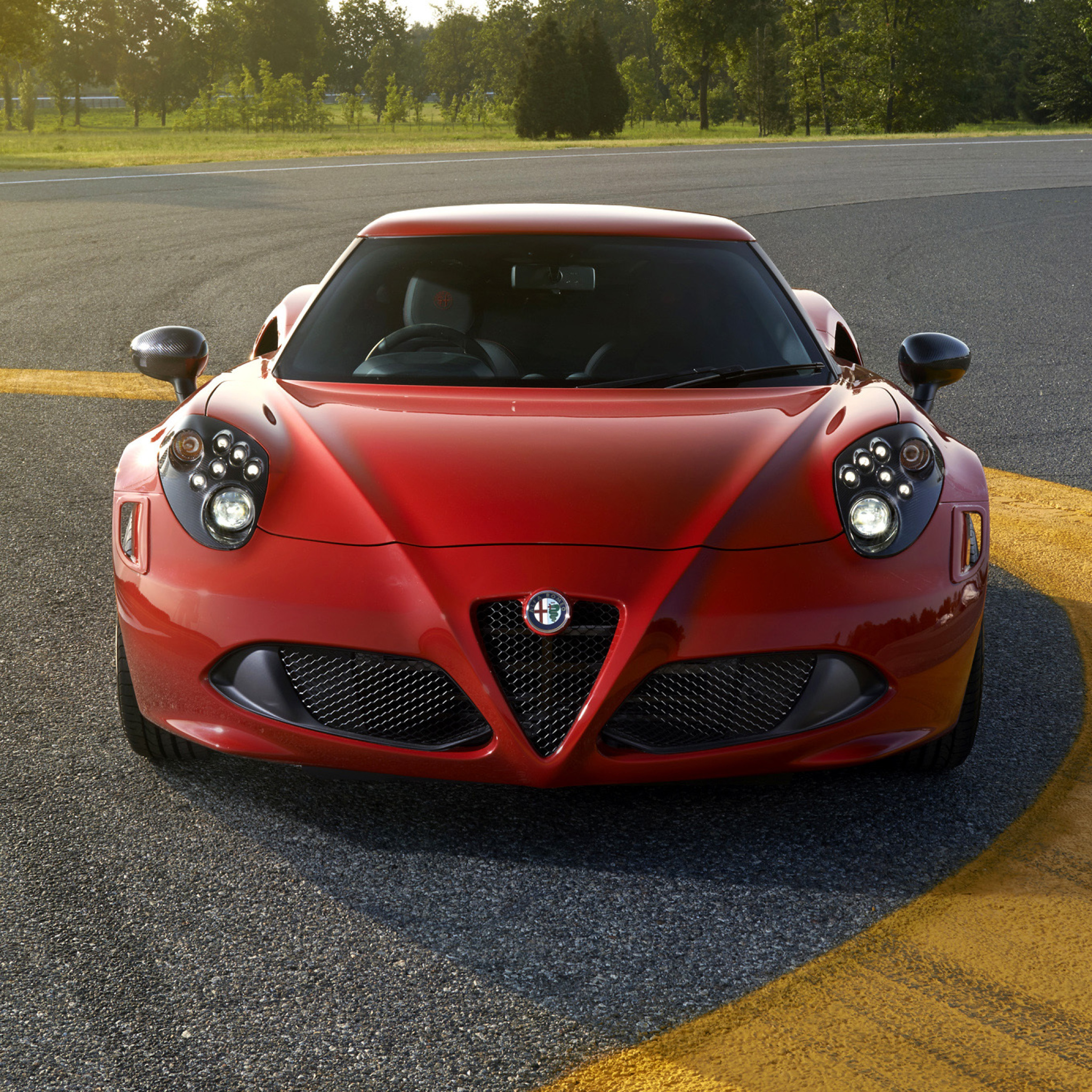 Alfa Romeo 4C Front View wallpaper 2048x2048