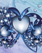 Screenshot №1 pro téma Fractal Hearts 176x220