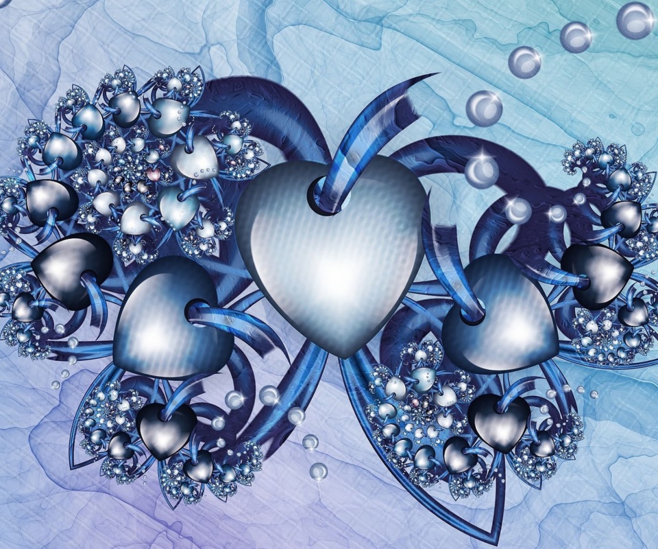 Fractal Hearts screenshot #1 960x800