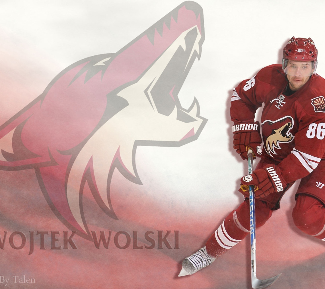 Обои Wojtek Wolski Phoenix Coyotes 1080x960