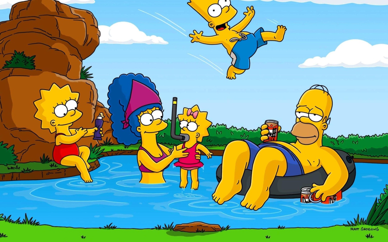 Screenshot №1 pro téma Simpsons 1280x800