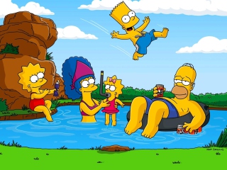 Das Simpsons Wallpaper 320x240