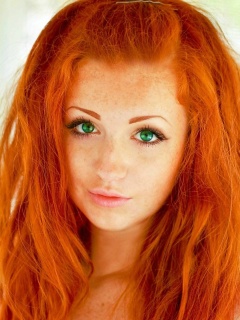 Redhead Girl screenshot #1 240x320