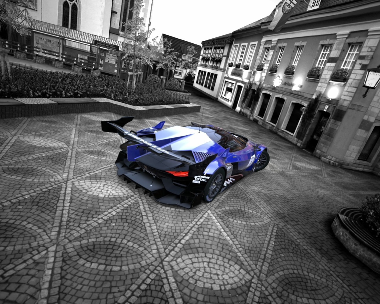 Screenshot №1 pro téma GT by Citroen Race Car 1280x1024