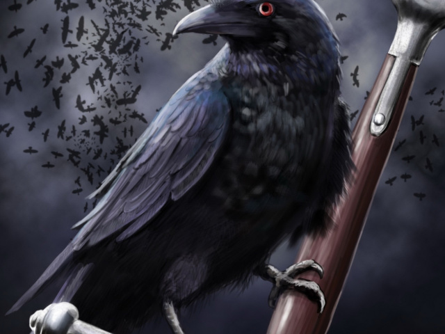 Das Raven Wallpaper 640x480