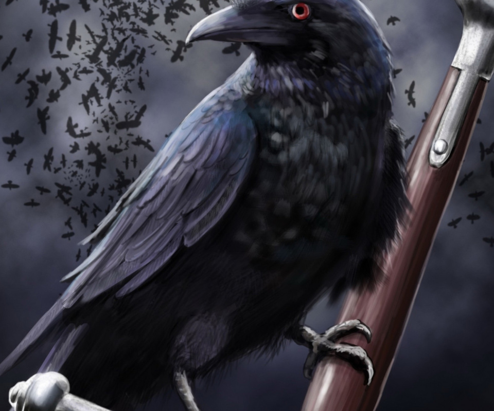 Das Raven Wallpaper 960x800