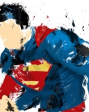 Das Superman Digital Art Wallpaper 128x160