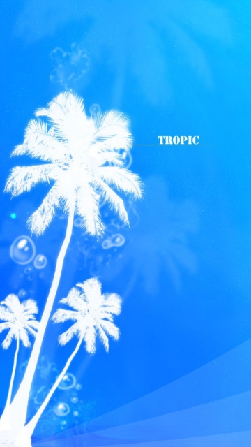 Das Tropic Abstract Wallpaper 360x640