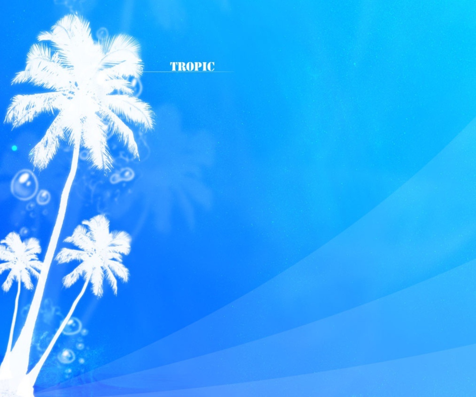 Fondo de pantalla Tropic Abstract 960x800