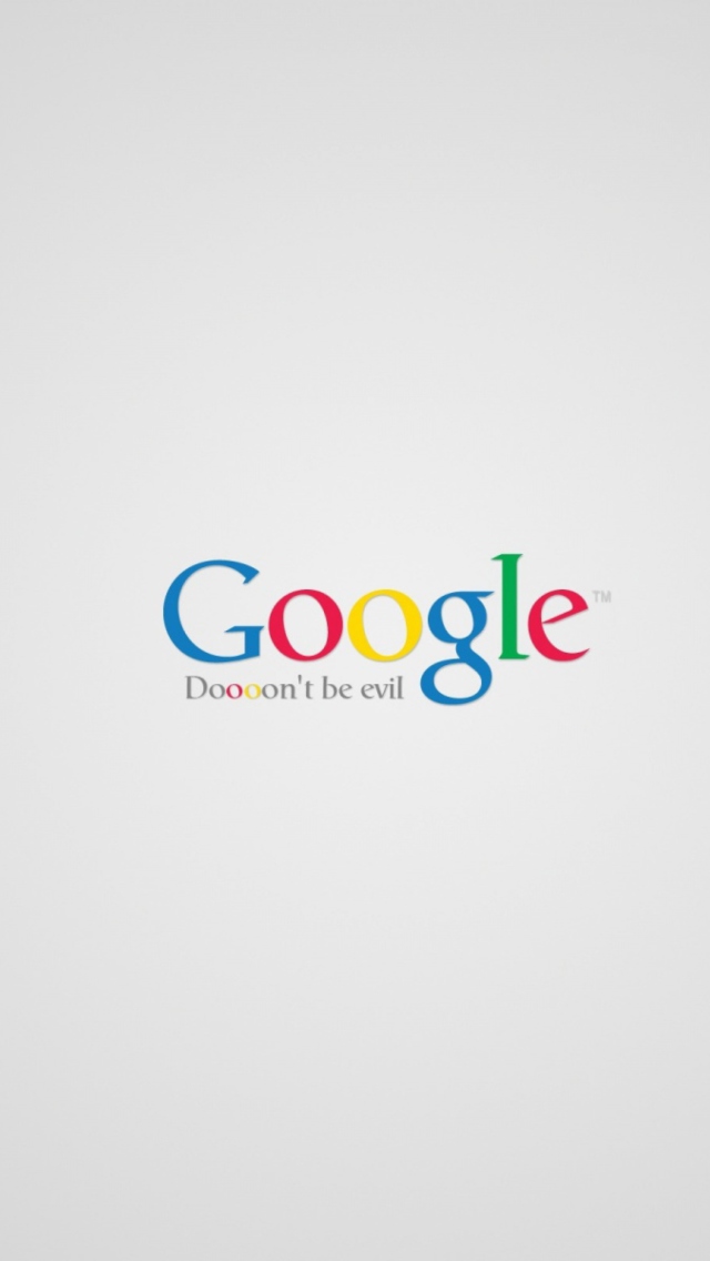 Google - Don't be evil wallpaper 640x1136