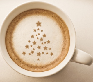 Christmas Cappuccino Wallpaper for 2048x2048