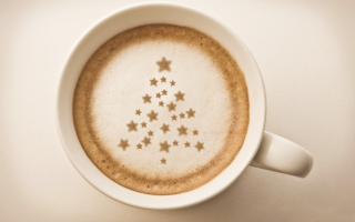 Free Christmas Cappuccino Picture for Android, iPhone and iPad