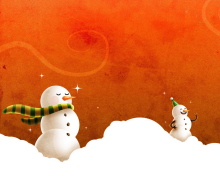 Screenshot №1 pro téma Snowman 220x176