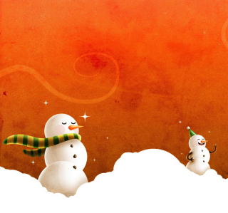 Snowman papel de parede para celular para iPad mini