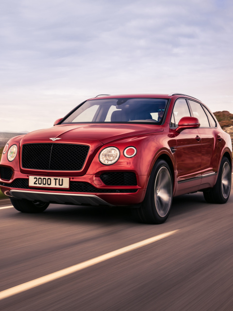 Bentley Bentayga Luxury V8 SUV screenshot #1 480x640